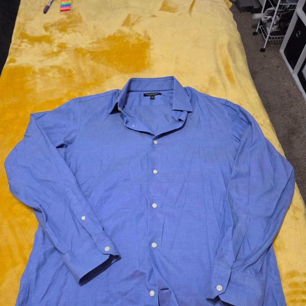 Banana-republic Men's Blue Shirt